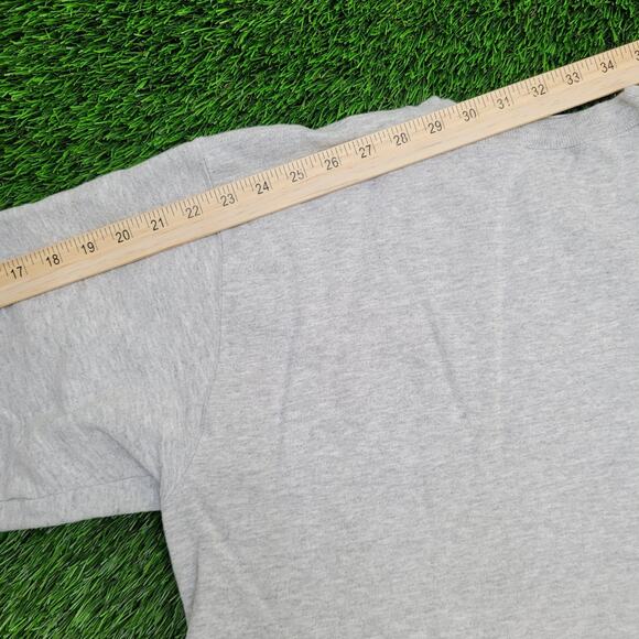 Vintage Champion Blank Sweatshirt Womens Large 22x26 Gray - Picture 3 of 11